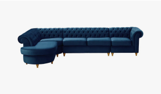 Vitafoam Chesterfield 4-piece Corner Sofa