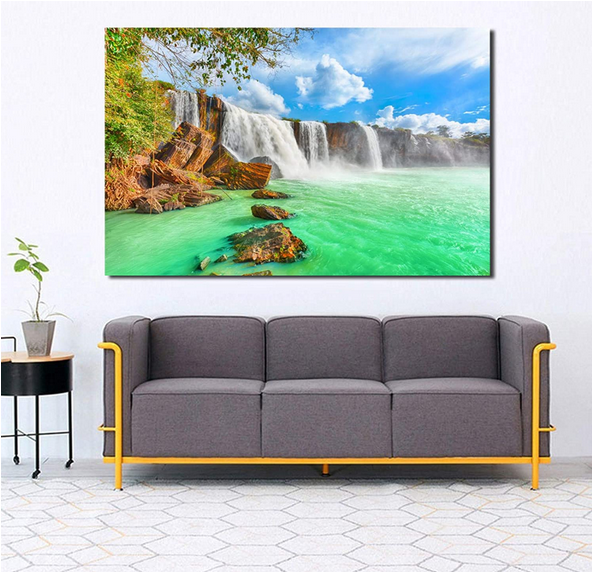 Lovely Waterfall Wall Canvas Art